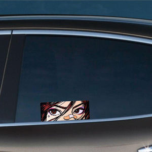 Pegatina <span class=keywords><strong>JDM</strong></span> de Anime resistente a los rayos UV, pegatina de vinilo para ventana de Peeker, pegatina reflectante para exteriores para coche, portátil - Product Image 6