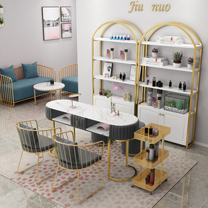 Accesorios de decoración para salón de belleza, accesorios de joyería, venta al por mayor, se puede personalizar la tienda de <span class=keywords><strong>uñas</strong></span>, mesa de salón de belleza, Spa de <span class=keywords><strong>uñas</strong></span> - Product Image 3