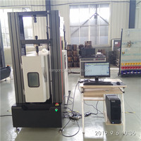 Machine d'essai de traction pour chambre à haute et basse température, alimentation monophasée 220V pour essais thermiques et mécaniques des métaux et des non-métaux