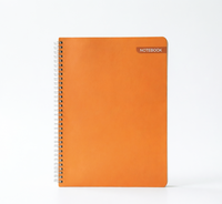 Carnet à spirale personnalisable A4/A5/B5 promotionnel d'usine, 100 feuilles avec impression, couverture en papier doux