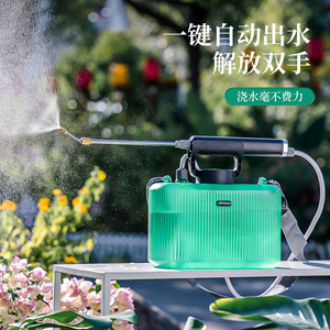 Pulverizador Eléctrico de 5L con Empuñadura de Pistola, Portátil, Verde, para Jardinería, Limpieza y Desinfección - Product Image 3