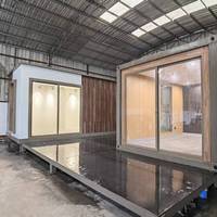 Cabines de camping modulaires préfabriquées intégrées, prêtes à assembler, tout-en-un, pour hébergements, cafés, tourisme culturel