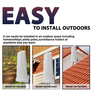 <span class=keywords><strong>Antenne</strong></span> DVB-T2 active amplifiée haute définition HDTV-SM07 2025, gain 30DBI, résolution 4K, 1.5 VSWR, matériau ABS, personnalisable - Product Image 4