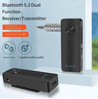 Adaptateur Bluetooth 5.3, émetteur-récepteur Bluetooth 3,5 mm pour voiture, émetteur-récepteur audio AUX sans fil