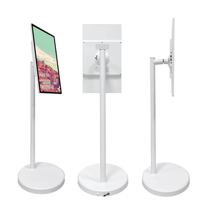2024 Thương hiệu mới miễn phí di chuyển với pin bánh xe 21.5 23.8 27 <span class=keywords><strong>32</strong></span> inch Android Màn hình cảm ứng <span class=keywords><strong>Totem</strong></span> di động màn hình thông minh với máy ảnh - Product Image 4