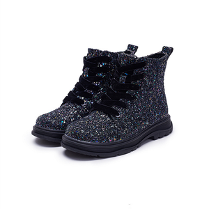 Zapatos de Invierno para Niñas, Botas de Nieve con Brillantina de Princesa, Antideslizantes y Cálidas para Niñas de 2 a 6 Años - Product Image 2