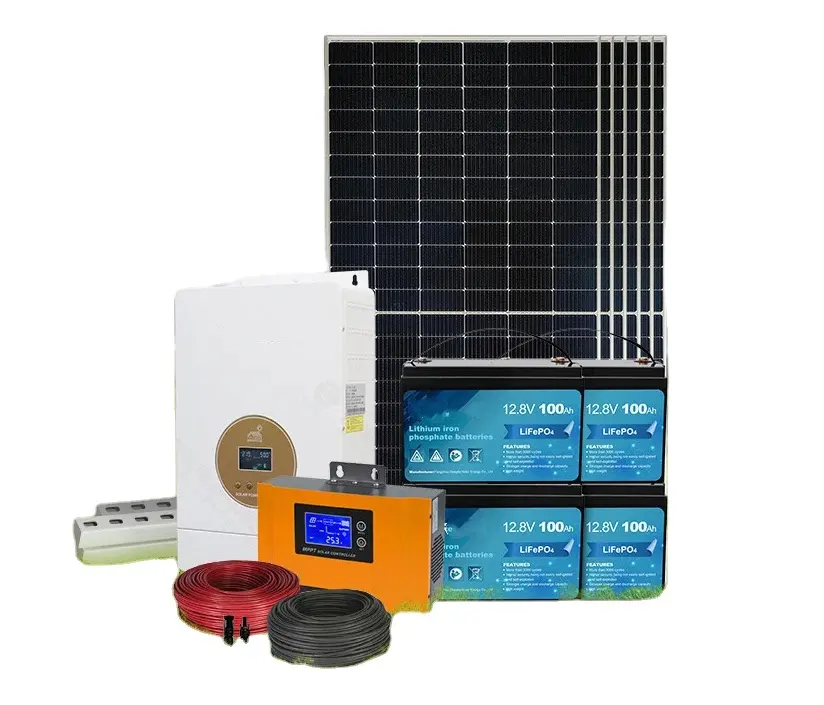 Lựa chọn tốt nhất 5KW năng lượng mặt trời quang điện off-lưới năng lượng Hệ thống lưu trữ các nhà sản xuất bán 3KW công suất cao Lithium Ion hóa mạng