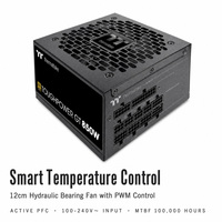 Alimentation électrique de bureau Thermaltake TOUGHPOWER GT850 850W certifiée 80 PLUS Gold - En stock