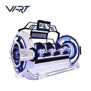 360 3D 5D 6D 7D Roller Coaster Virtual Reality Theme Park 9D VR Equipment 4 Seats Cinema Motion VR Simulator Chair 9d vr cinema