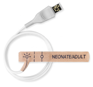 Masimo Spo2 모니터 센서와 호환되는 0.9m 접착 테이프 신생아/성인용 일회용 SpO2 센서 - Product Image 2