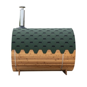 ODM sauna en bois massif 4 personnes extérieur sec <span class=keywords><strong>Suna</strong></span> chambre luxe cèdre baril sauna bois brûlant - Product Image 2