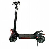 Trottinette électrique pliable OEM haute vitesse 800W 48V avec pneus pneumatiques tout-terrain de 10 pouces, double phare et siège