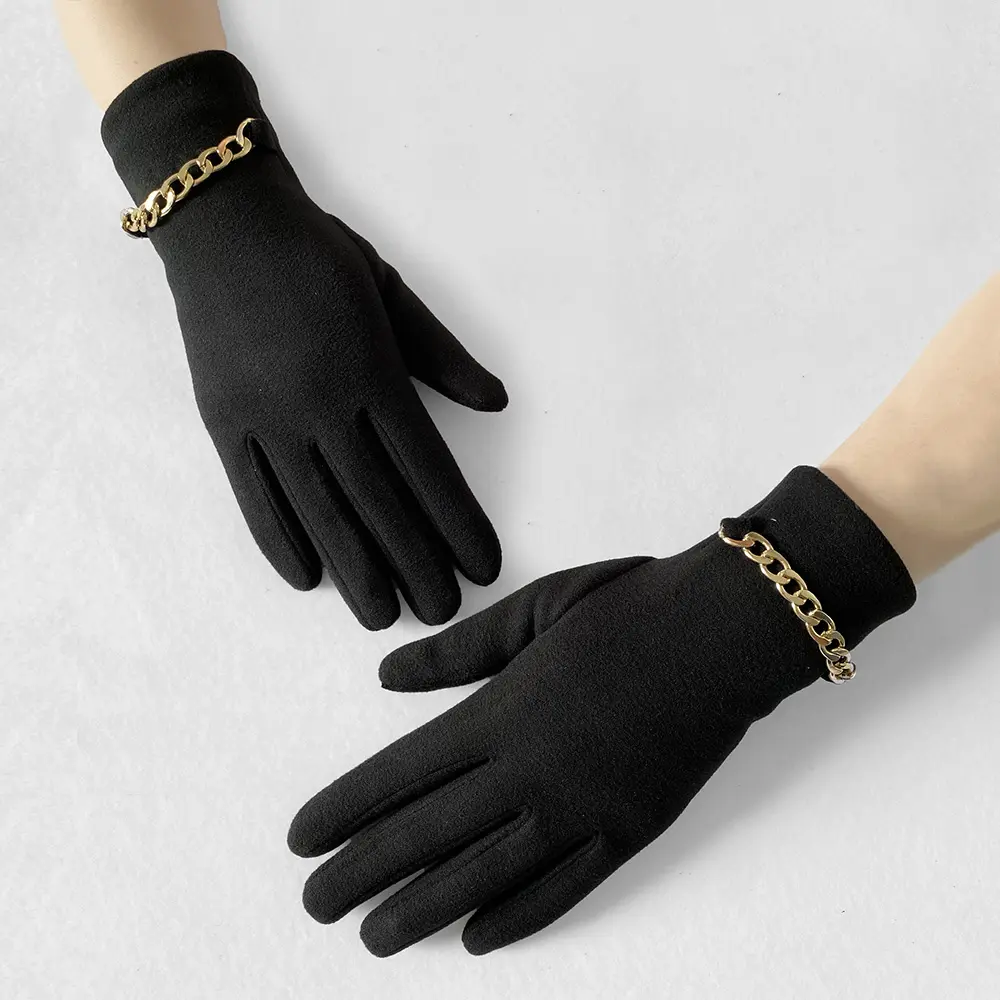 BSCI Hersteller Passen Sie Ihre Winter mode mit Touchscreen Damen handschuhen an