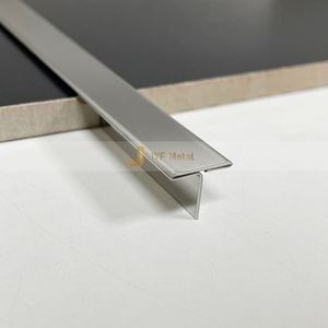 Espejo Decorativo de Acero Inoxidable 304 con Forma de T para Interiores, Moldura para Azulejos, Resistente al Agua, Fácil Instalación, Ideal para Apartamentos - Product Image 1