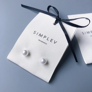 <span class=keywords><strong>Porte</strong></span>-cartes de présentation de bijoux en papier avec logo personnalisé, carte en carton pour suspendre des bijoux, pour bague, boucles <span class=keywords><strong>d</strong></span>'oreilles - Product Image 4