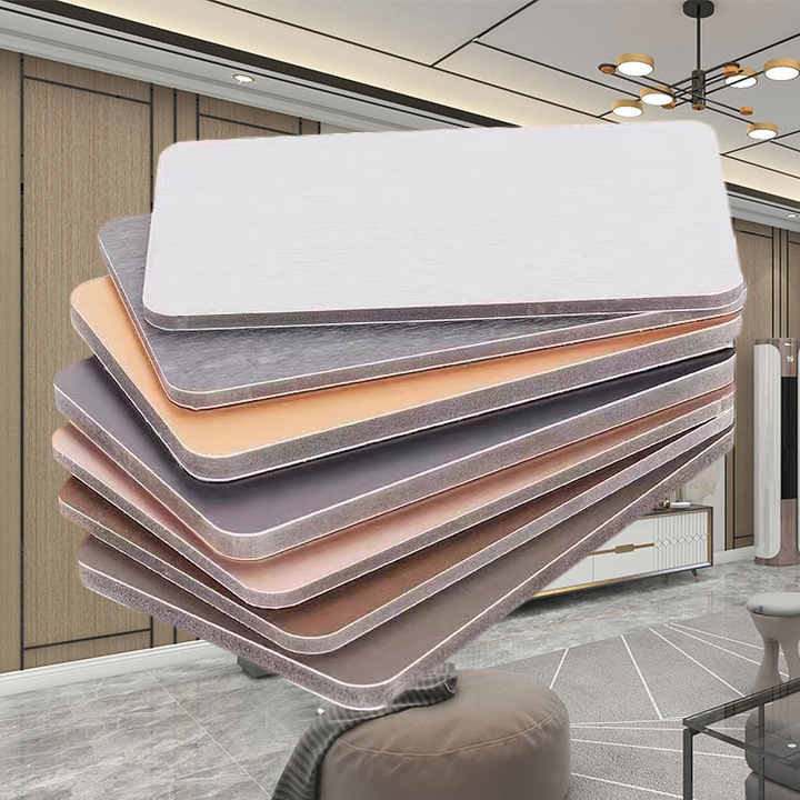 Waterproof Carbon Fiber PVC Wall Panels for Home Decoration