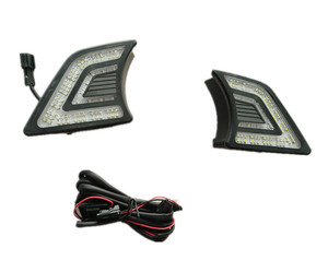 ไฟตัดหมอก LED สำหรับ Toyota Hilux <span class=keywords><strong>Vigo</strong></span> <span class=keywords><strong>Champ</strong></span>,อะไหล่รถยนต์<span class=keywords><strong>2011</strong></span>ถึง2014 DRL - Product Image 3