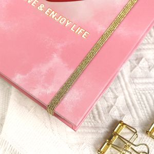 A5 Personalised <strong>Diary</strong> Pink and Gold Weekly <strong>Diary</strong> <strong>Organiser</strong> Agenda Spiral Notebook - Product Image 4