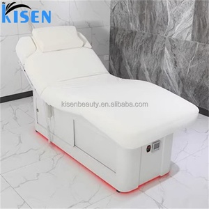 Kisen High-quality Luxury Spa <b>Bed</b> Electric Adjustment Multi Purpose Beauty Massage <b>Bed</b> for SPA Shop <b>Lash</b> Chair - Product Image 5