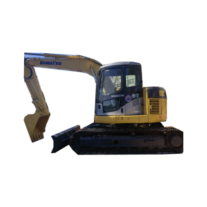 Excavatrice hydraulique Komatsu PC128 d'occasion d'origine américaine, 29 tonnes, puissance de 136 kW, haute efficacité, travaux de construction de moyenne envergure - Product Image 1