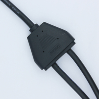 Conector de tubo cuadrado de tira led, accesorio impermeable de 3 vías, IP66, 2, 3, 4 Y 5 pines, venta al por mayor