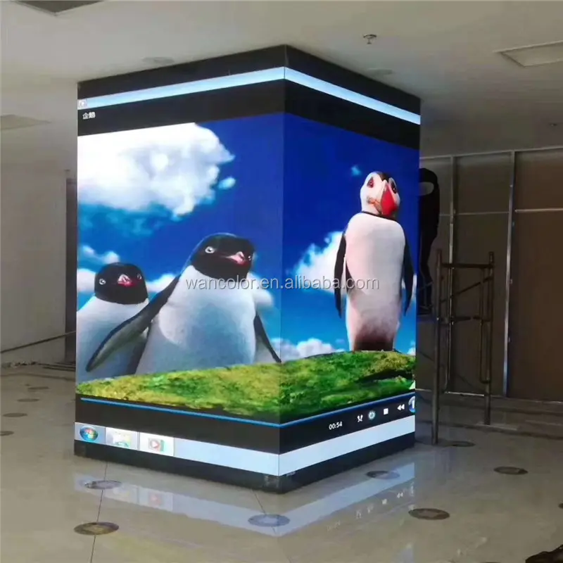 high quality indoor full color 128*128mm for assemble LED screen p4 led display panel p4 RGB color LED module DIY p4 LED display