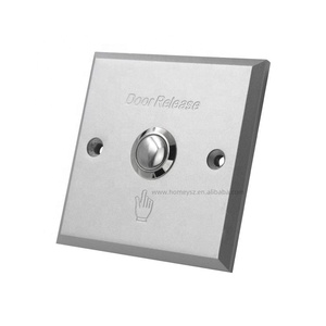Interruptor de Botón de Salida de Bajo Voltaje de Aleación de Aluminio Inteligente de 12V/24V, Botón de Salida de Puerta de Aleación de Aluminio de 12V CC NO / <span class=keywords><strong>COM</strong></span> - Product Image 5