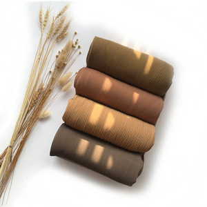 Écharpe plissée unie en mousseline rayée pour femme musulmane, hijab, châle froissé, turban uni froissé, longue bandeau, maxi-écharpe - Product Image 3