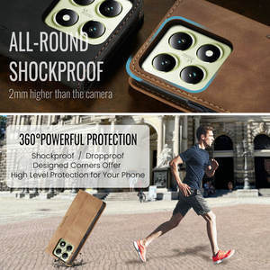 CaseMe vente à chaud d'usine pour <span class=keywords><strong>Xiaomi</strong></span> 14T étui portefeuille housse de téléphone portable <span class=keywords><strong>pochette</strong></span> en cuir carte à rabat pour <span class=keywords><strong>Xiaomi</strong></span> 14t 13t étui de téléphone - Product Image 4