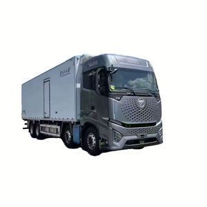 Foton AUMAN Heavy Duty Diesel 8x4 Manual New Refrigerator <b>Freezer</b> <b>Box</b> Truck Euro 6 Emission Fish Meat Ice Cream Transport - Product Image 1