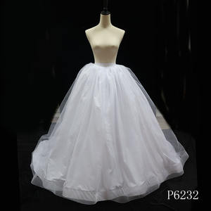 P6232 élégant long six couches cerceau <span class=keywords><strong>court</strong></span> robe femme <span class=keywords><strong>jupon</strong></span> <span class=keywords><strong>mariage</strong></span> <span class=keywords><strong>jupon</strong></span> - Product Image 2