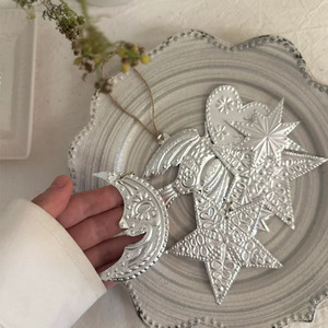 Kit de Arte de Estilo Folclórico Mexicano DIY, Kit de Metal Grabado Hecho a Mano, Adornos Rústicos de Estaño Plateado para Decorar - Product Image 3