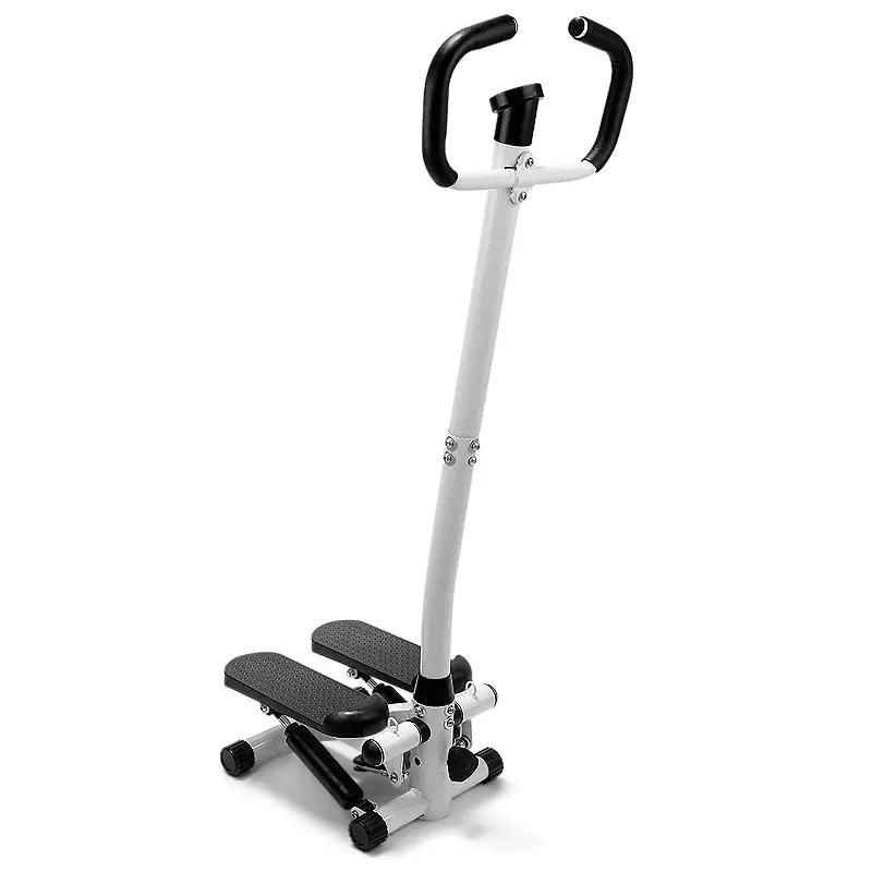 Home Fitness Mute Mini Cardio Stepper Máy Tập Thể Dục Bước Nhỏ Với Tay Cầm Và Màn Hình Kỹ Thuật Số