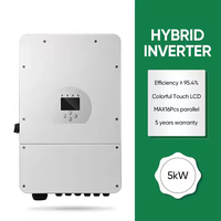 Système solaire complet 3 kW 5 kW 10 kW 15 kW 20 kW 30 kW, kit d'alimentation solaire hybride hors réseau pour la maison