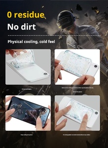 Quick Stick Reusable Silicone Rubber <b>Physical</b> Cooling Sticker for Gaming Phones Easy Peel Fast Heat Dissipation Accessories - Product Image 5