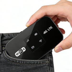 เราเตอร์พกพา DNXT Pocket Wifi สำหรับ<span class=keywords><strong>ใช้</strong></span>งานกลางแจ้ง รองรับ 4G แบตเตอรี่ 3000mAh พร้อม WPS, WiFi6, USB และไฟ LED - Product Image 1