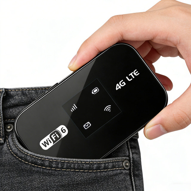 DNXT Pocket Wifi Universel Outdoor Wifi Router Routeur Mobile Wifi Potable Router 4g 3000mAh WPS WiFi6 USB LED for Outdoor Use