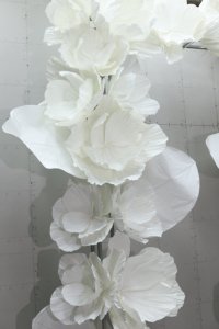 Décoration suspendue, grandes fleurs artificielles en papier pour magasin de bijoux, événement de mariage, fleurs décoratives - Product Image 3