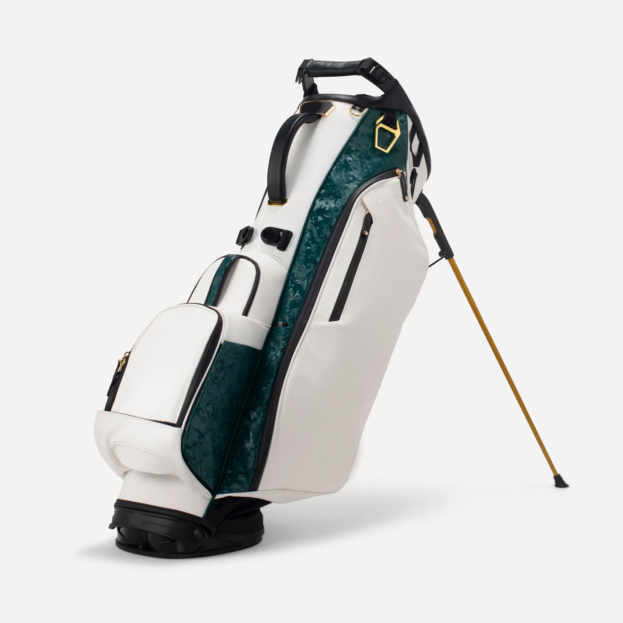 Fully Custom Golf Stand Bag Hersteller Leder Golf Taschen für Männer