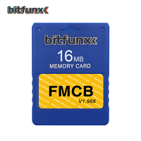 Carte mémoire 8 Mo/16 Mo/32 Mo/64 Mo pour console de jeu de stockage de données PS2 FMCB V1.966
