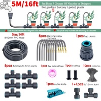 Buse universelle réglable F94 en PE, série Giclee, dispositif d'arrosage automatique DIY, refroidissement, humidification, irrigation goutte à goutte