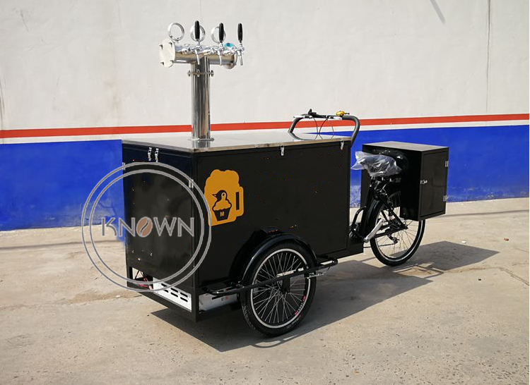 カーゴバイク 三輪自転車 フロントカーゴ 木箱付き【☆直接引渡しのみ