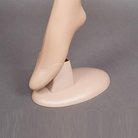 Mannequin en plastique blanc et noir de 28 pouces pour femme, modèle de pied transparent pour l'affichage de chaussettes et bas en soie
