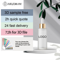 Flacon Compte-Gouttes pour Huile Essentielle en Verre Transparent 15ml 30ml 50ml et Boîte
