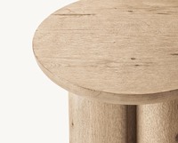 Table basse moderne en bois de chêne de haute qualité, base en bois massif, garantie 3 ans, OEM/ODM personnalisé pour mobilier d'intérieur