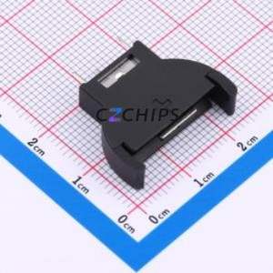 BS-05-A1BK012 Button & Strip Battery Connector Connector Battery Holder CR2032 Phosphor Copper Tin - Product Image 1