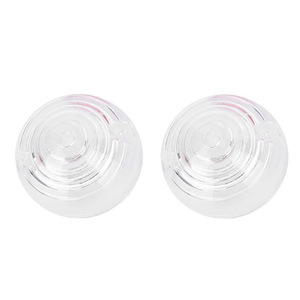 Couvre-feux arrière Land Rover Defender, plastique rouge rond, paire pour 90 110 - Product Image 3