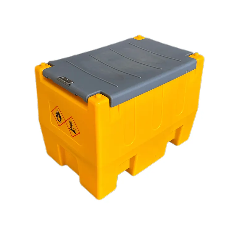 Hot Sale Mobile Poly Plastic Portable Gasoline Petrol Diesel Fuel Tank with Pump Price