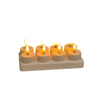 6 Velas LED con Llama 3D Realista, sin Humo, con Efecto <span class=keywords><strong>de</strong></span> Llama Amarilla Parpadeante - Product Image 5