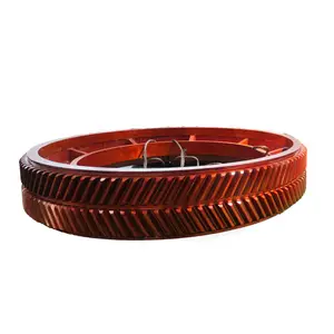 Industrial High Precision Large Forged Steel Double Helical Herringbone Gear Ring Manufacturer